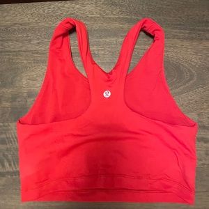 Lululemon Red Sports Bra Size Small